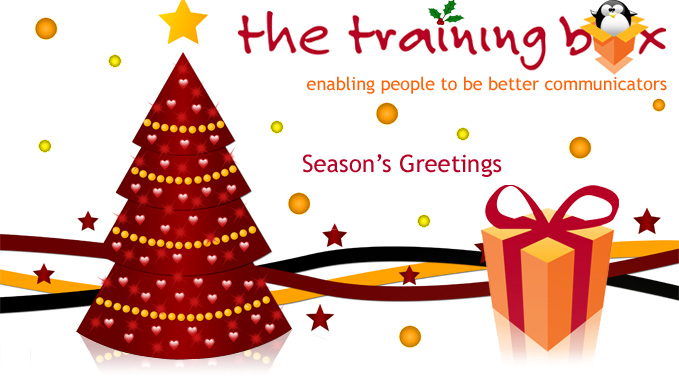 Seasons Greetings from The Training Box, enabling people to be better communicators
