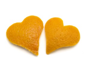 Two Orange Hearts